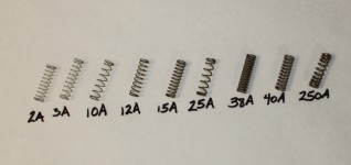 6007-  Enderle , Waterman, Kinsler, 6AN  Check Valve Springs from 1 lb to 250 lb